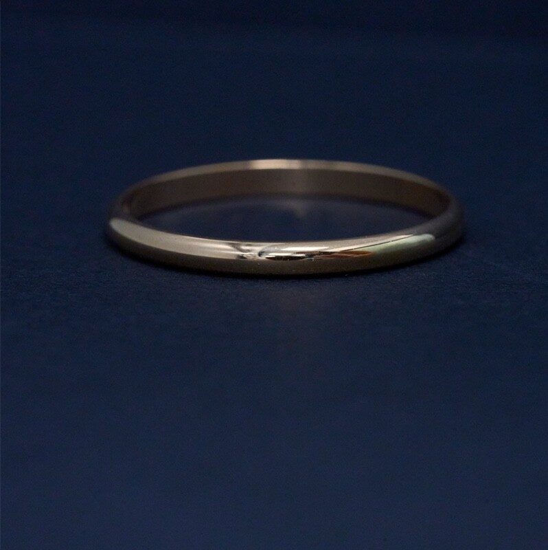 Cartier 1895 Wedding Band — 2.5 mm, 18k Rose Gold, Size 13.75 — full view