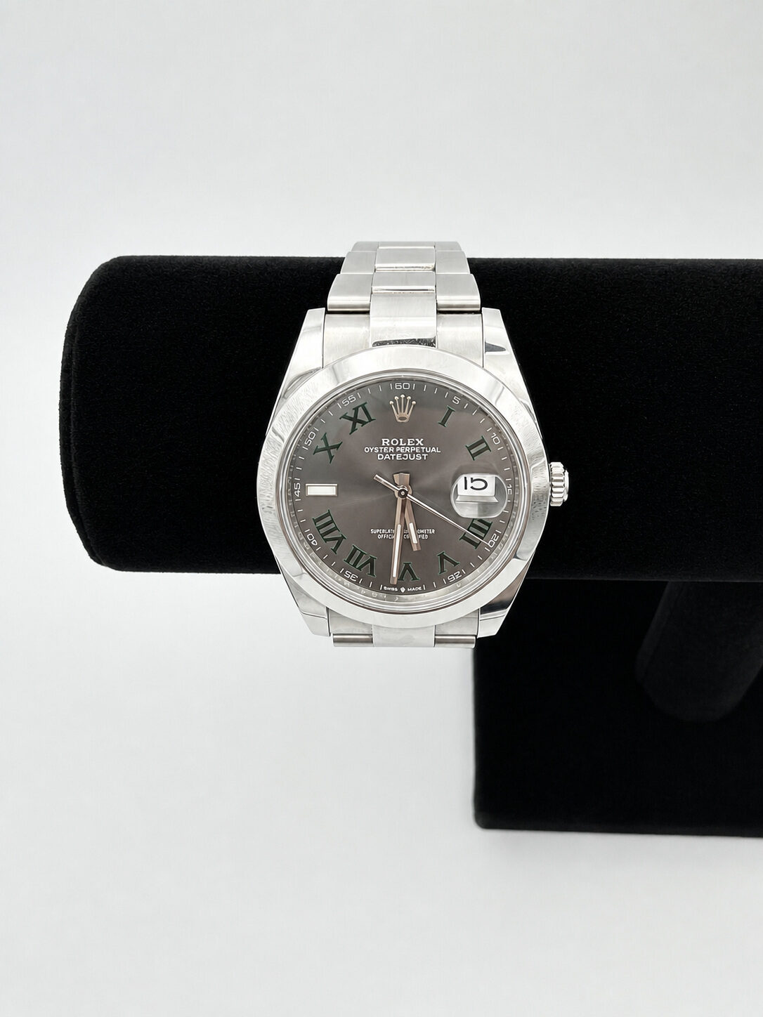 Rolex Datejust 41 — Wimbledon Dial — full view