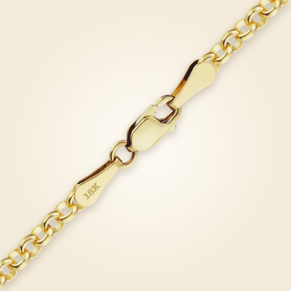 Rolo Bracelet in 18K Yellow Gold (1.70 mm - 4.20 mm), shown in 18K Yellow Gold