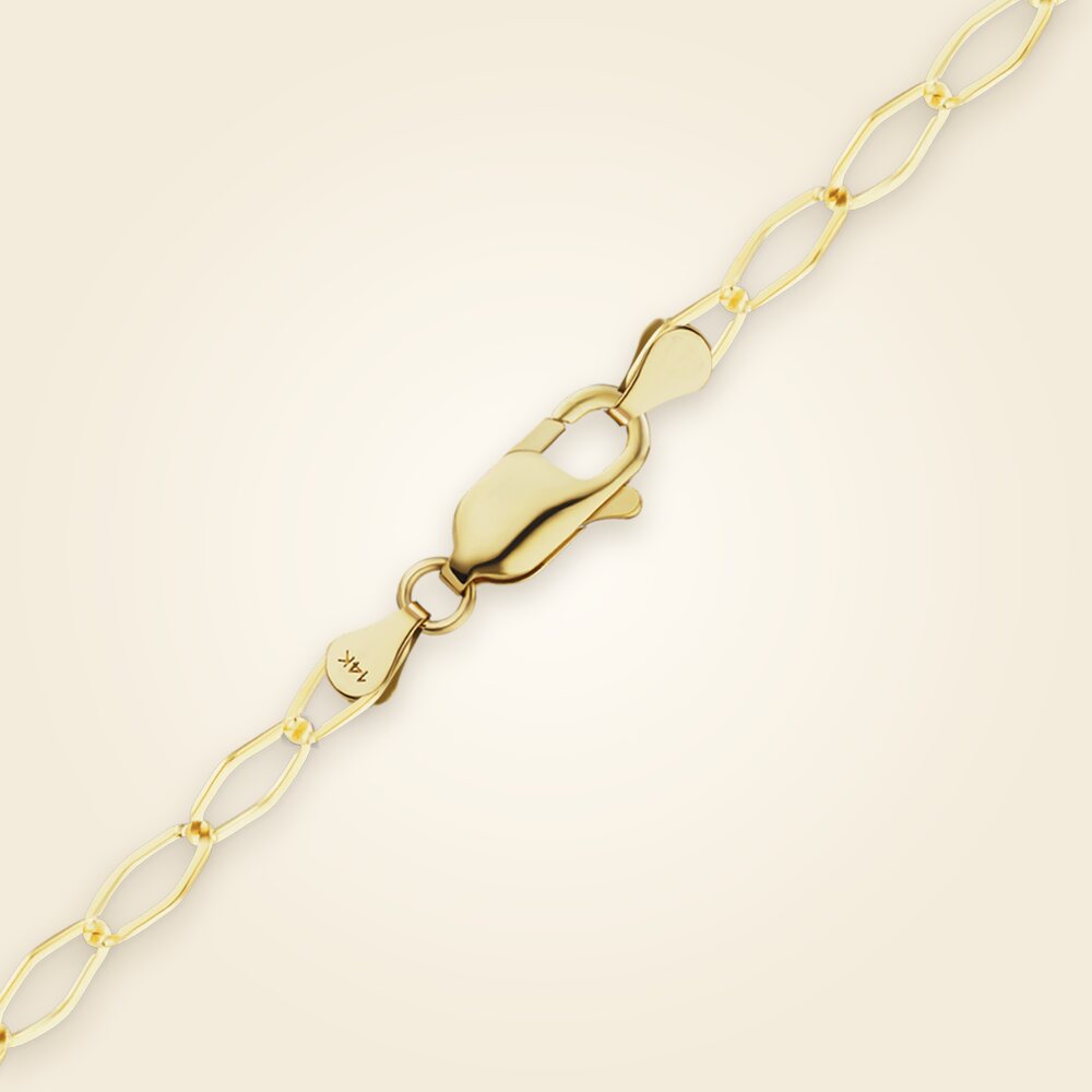 Extension Anklet in 14K Yellow Gold (2.00 mm), shown in 14K Yellow Gold